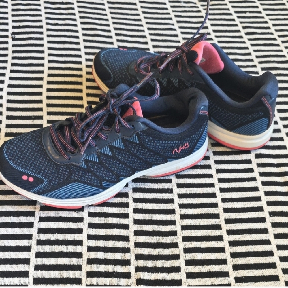 Ryka Women's Navy and Pink Sneakers